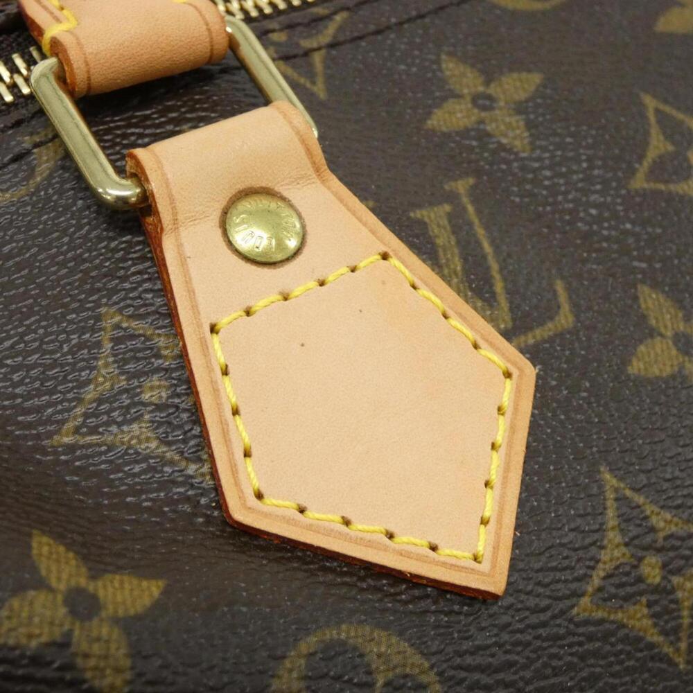 LOUIS VUITTON Brown Monogram Speedy 35 Boston Bag - Picture 4 of 8